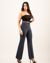 Melange Wide Leg Pant